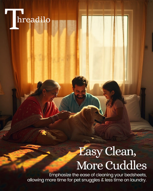 Easy Clean, More Cuddles: Pet-Friendly Bedsheets Made for Hassle-Free Comfort