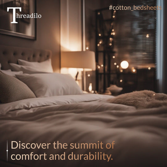 Refresh Your Sleeping Space with Threadilo's Cotton Bedsheets