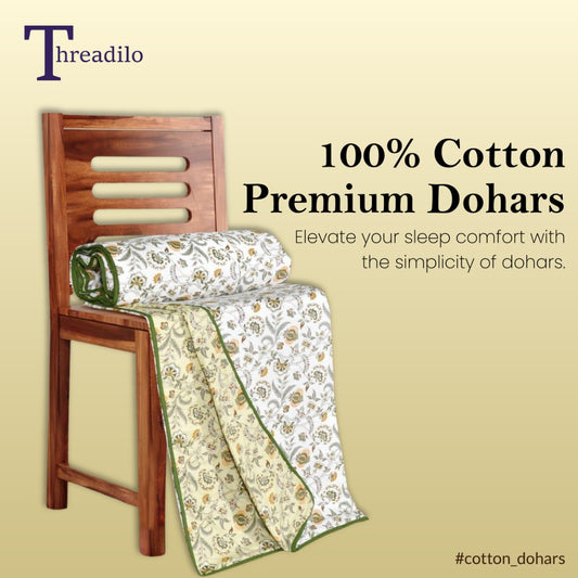 Calm and Unwind: Threadilo Welcomes You to Experience the Bliss of 100% Cotton Dohars