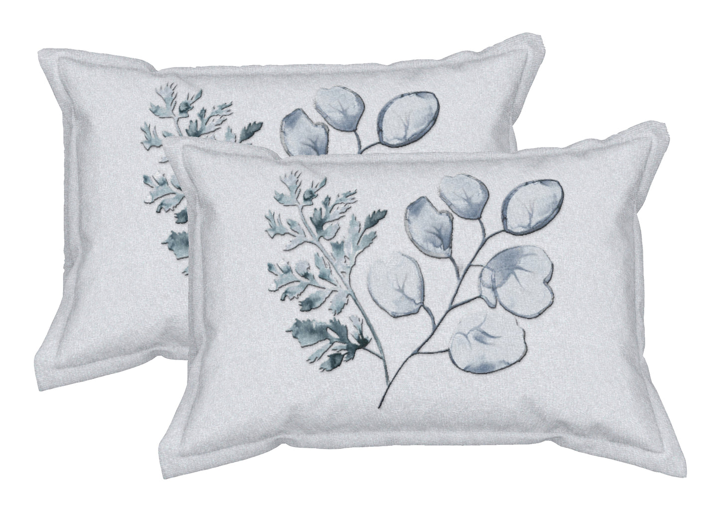Peacock Blue Bliss 100% Cotton King Size Bedsheet.