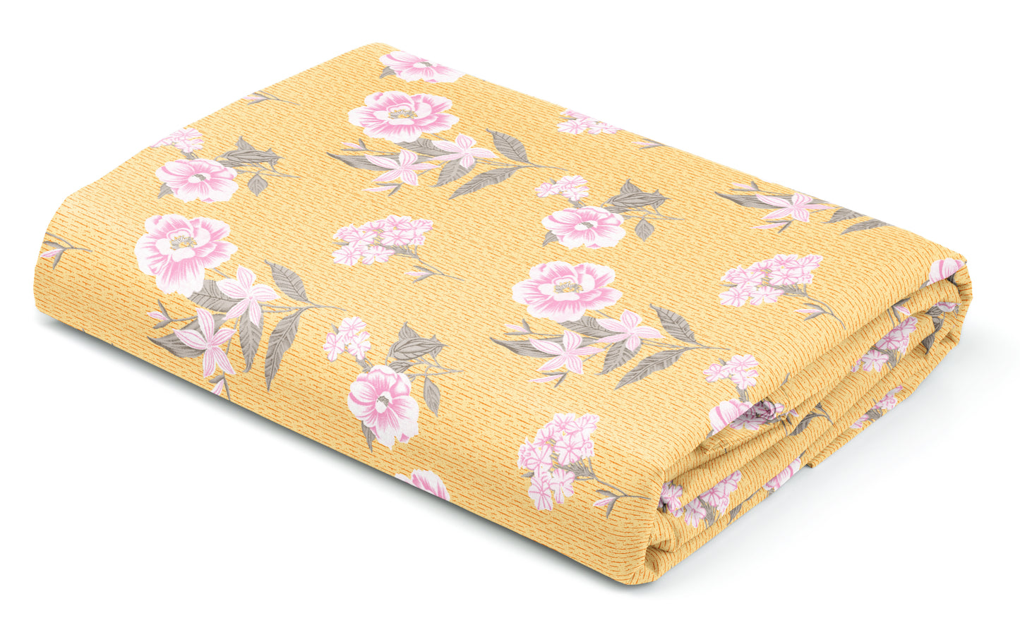 Yellow Blossoms | 144 TC | Double Size Bedsheet