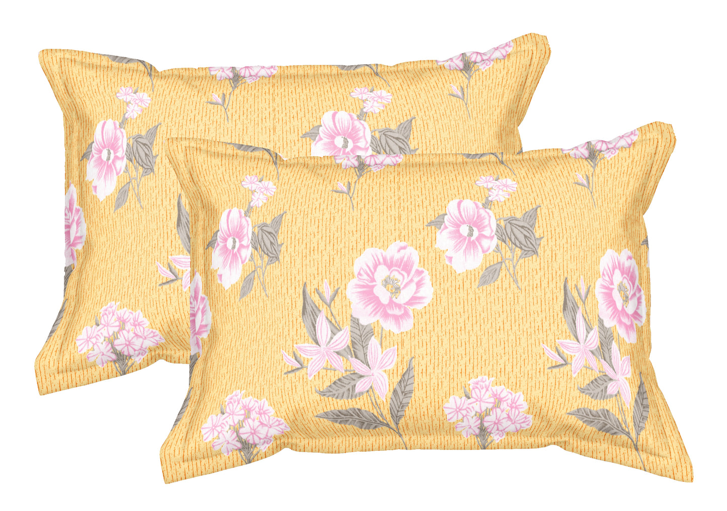 Yellow Blossoms | 144 TC | Double Size Bedsheet