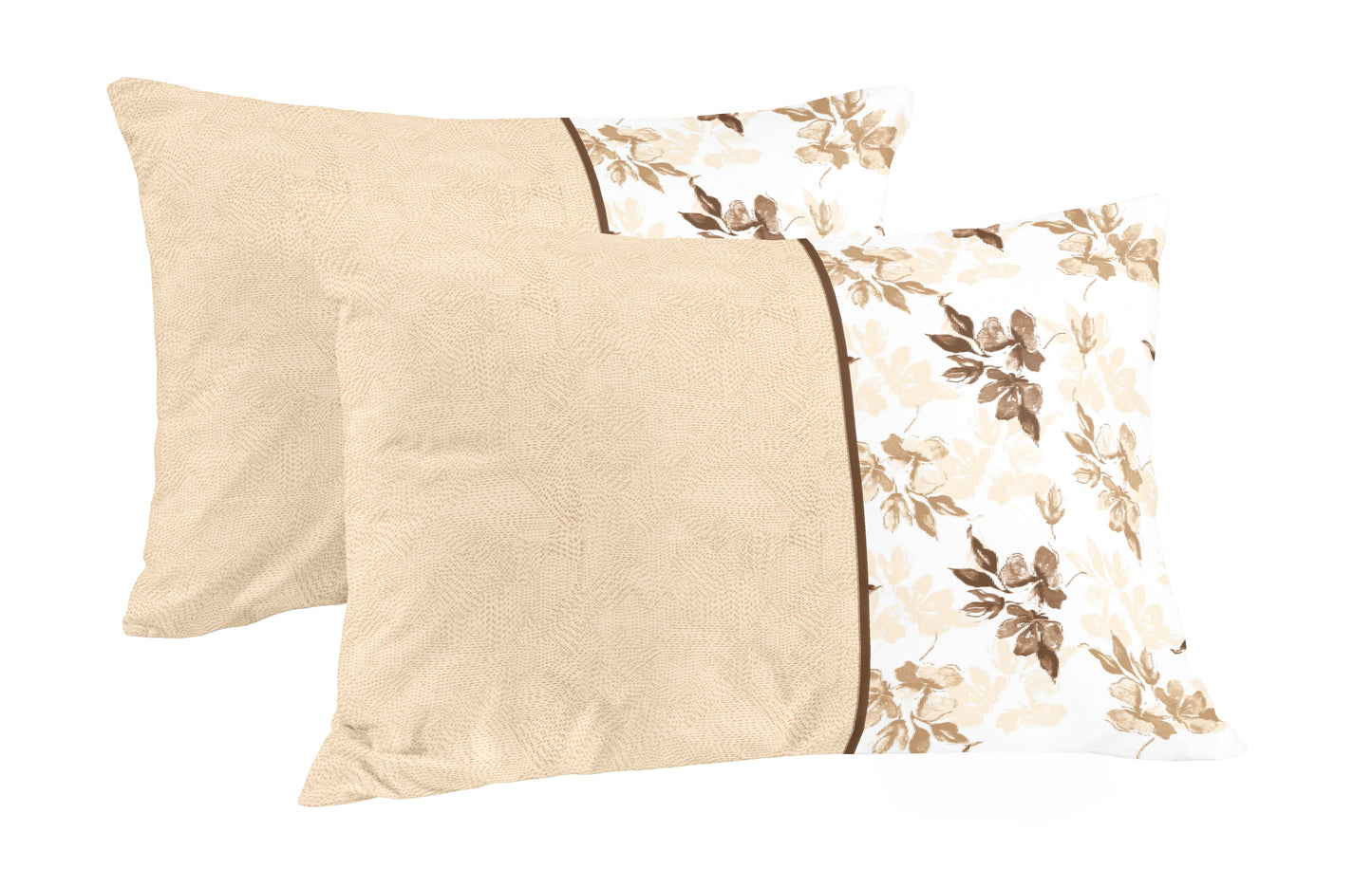 Cream Geometry Print | 186 TC | Queen size