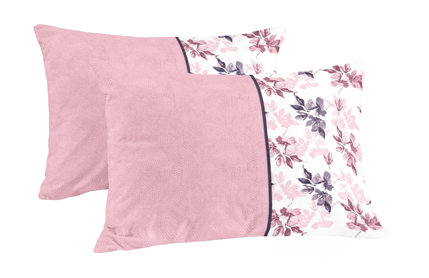 Pink Geometry Print |186 TC | Queen size