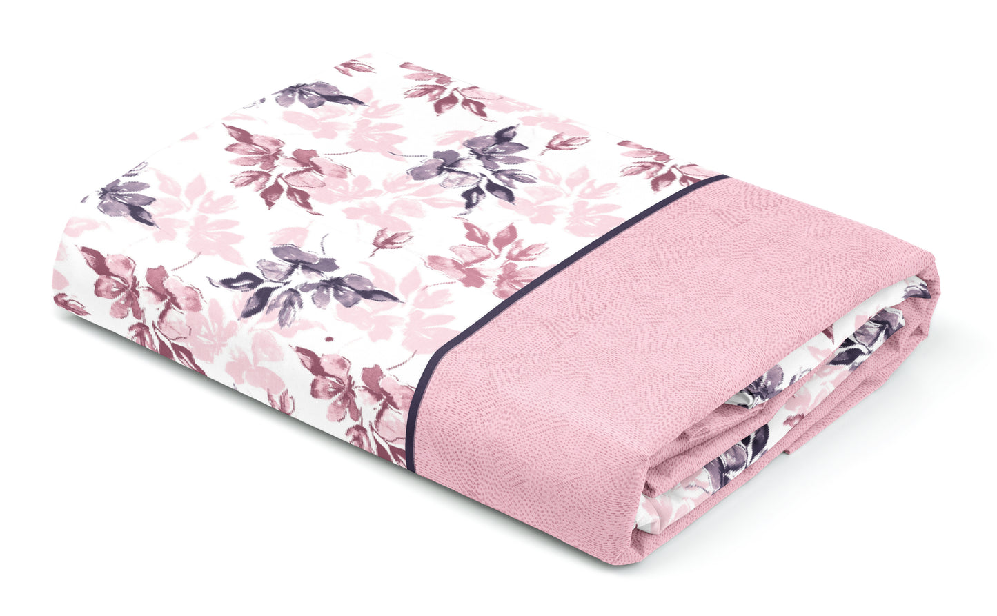 Pink Geometry Print |186 TC | Queen size
