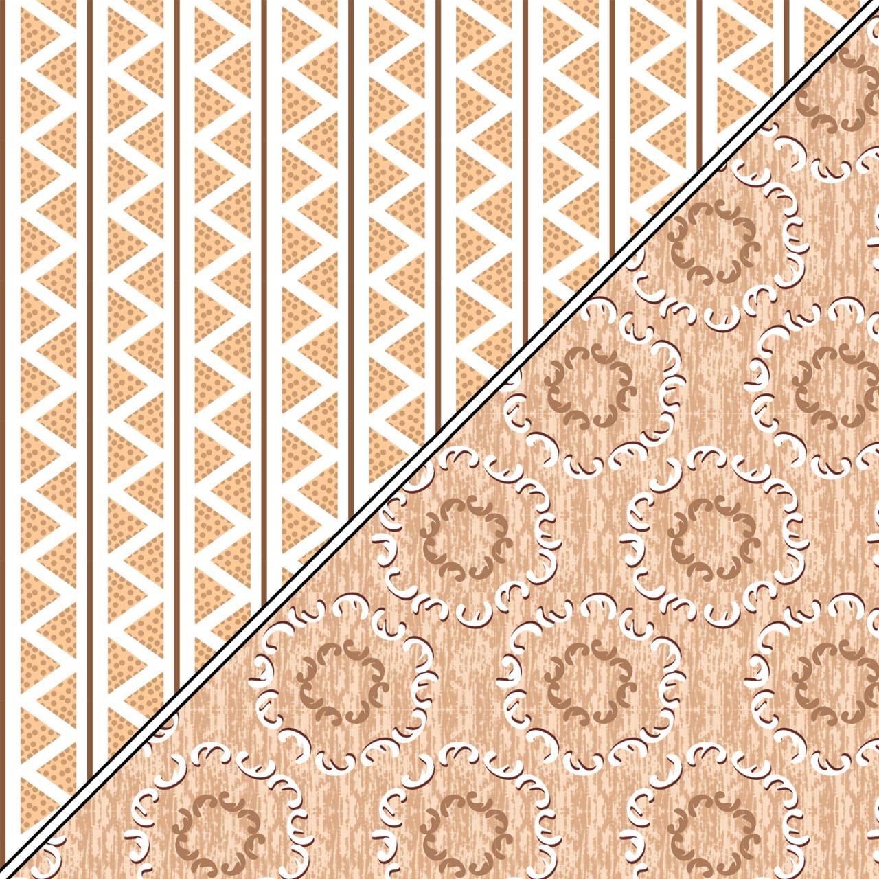 Zigzag & Elegant Pattern Reversible AC Dohar | Double Bed | 100% Cotton