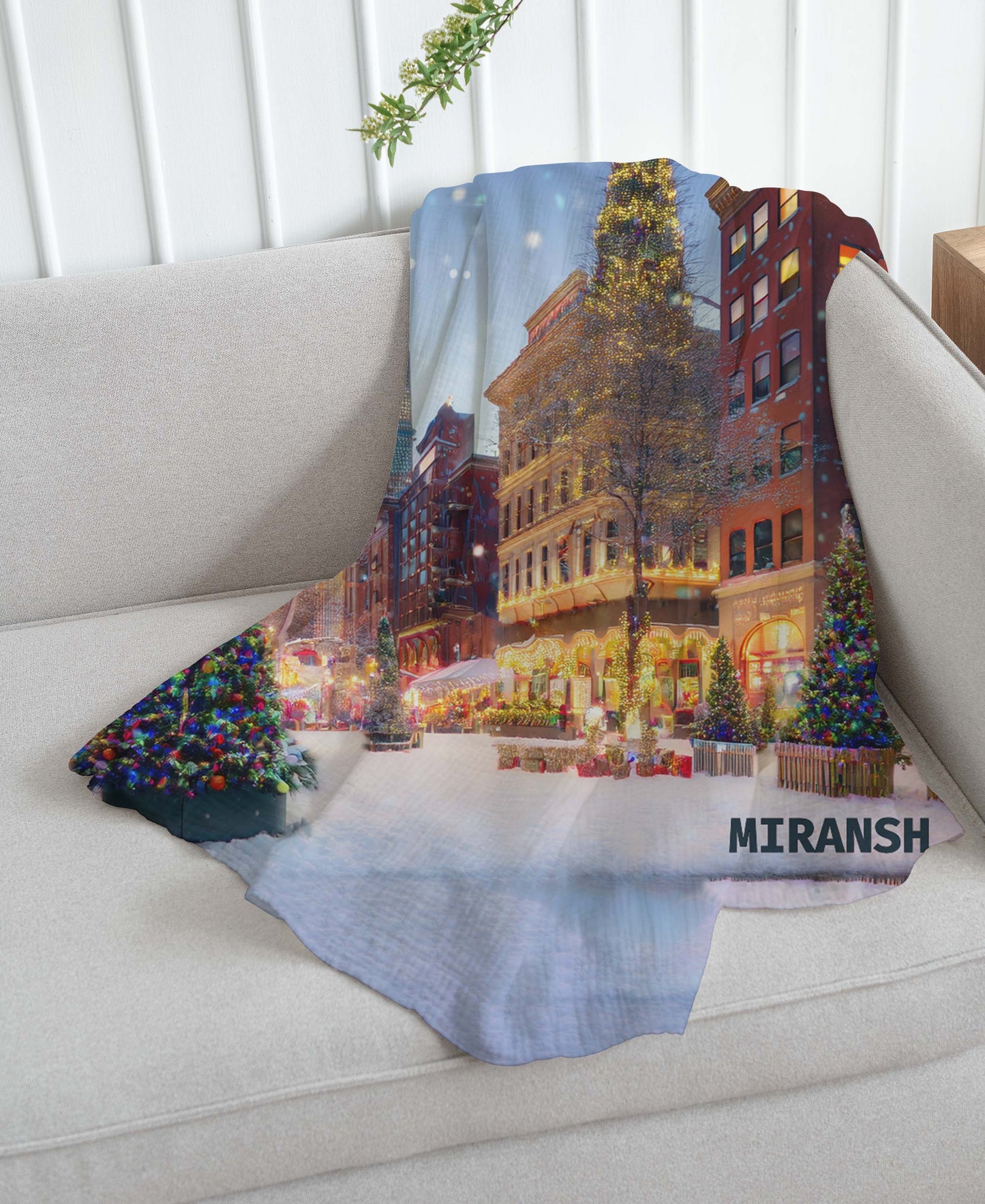City Lights & Christmas Nights Theme Blanket