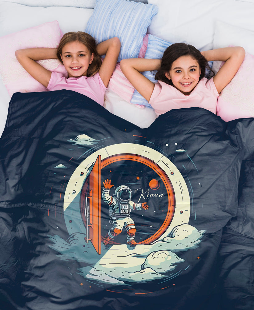Starry Night Space Theme Blanket