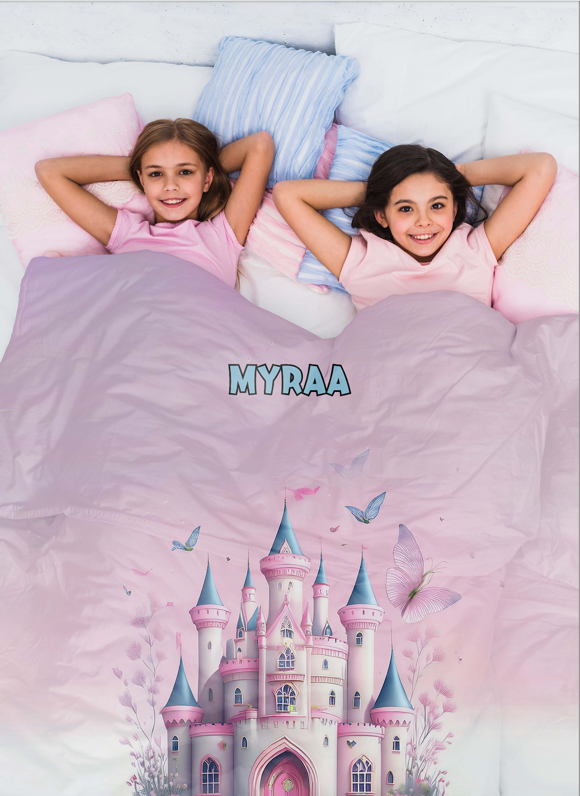 Pink Castle Theme Blanket