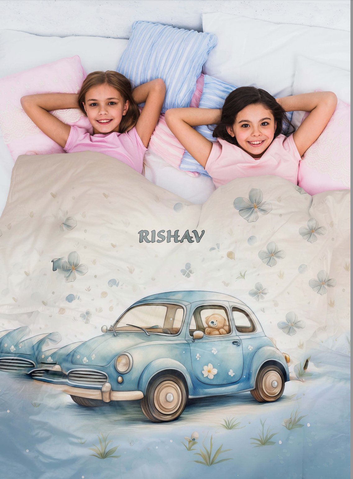 Cute Kids Car Theme Blanket