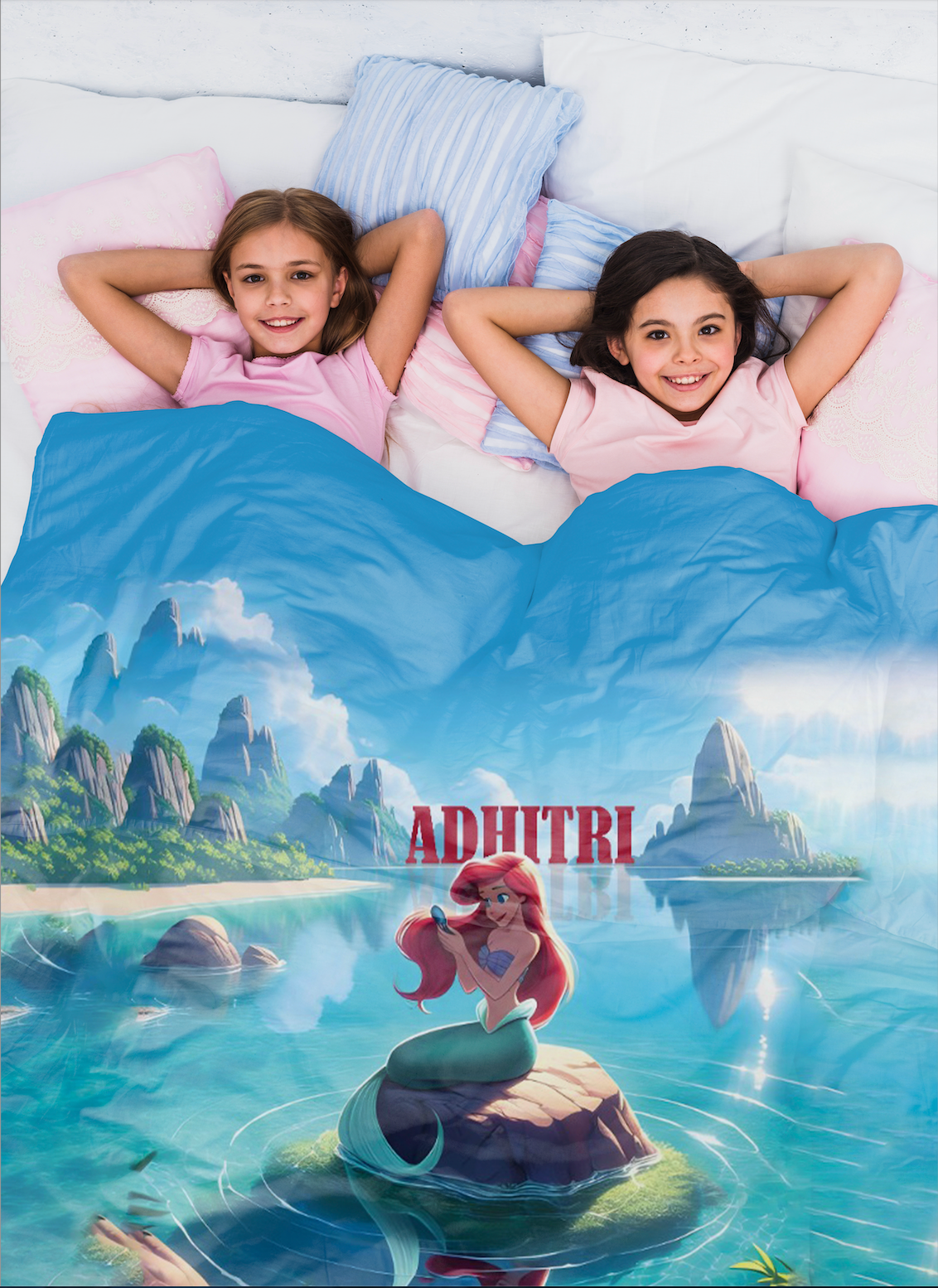 Pretty Mermaid Theme Blanket