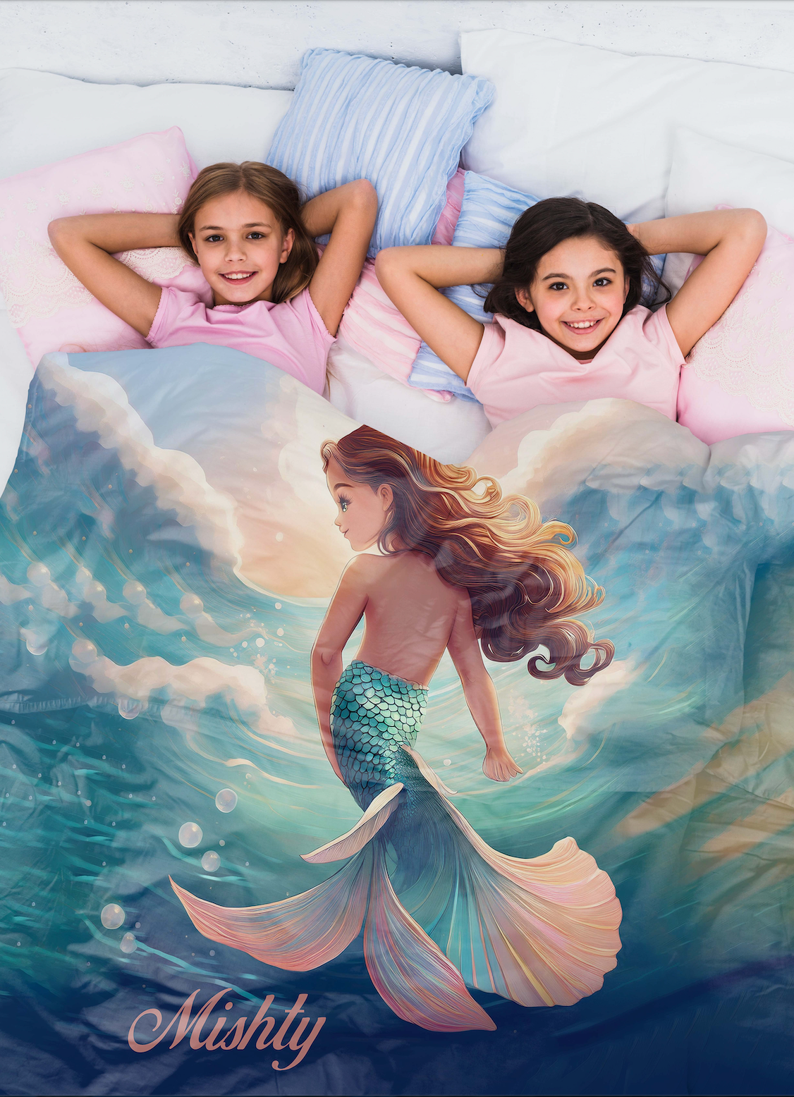 Beautiful Mermaid Theme Blanket