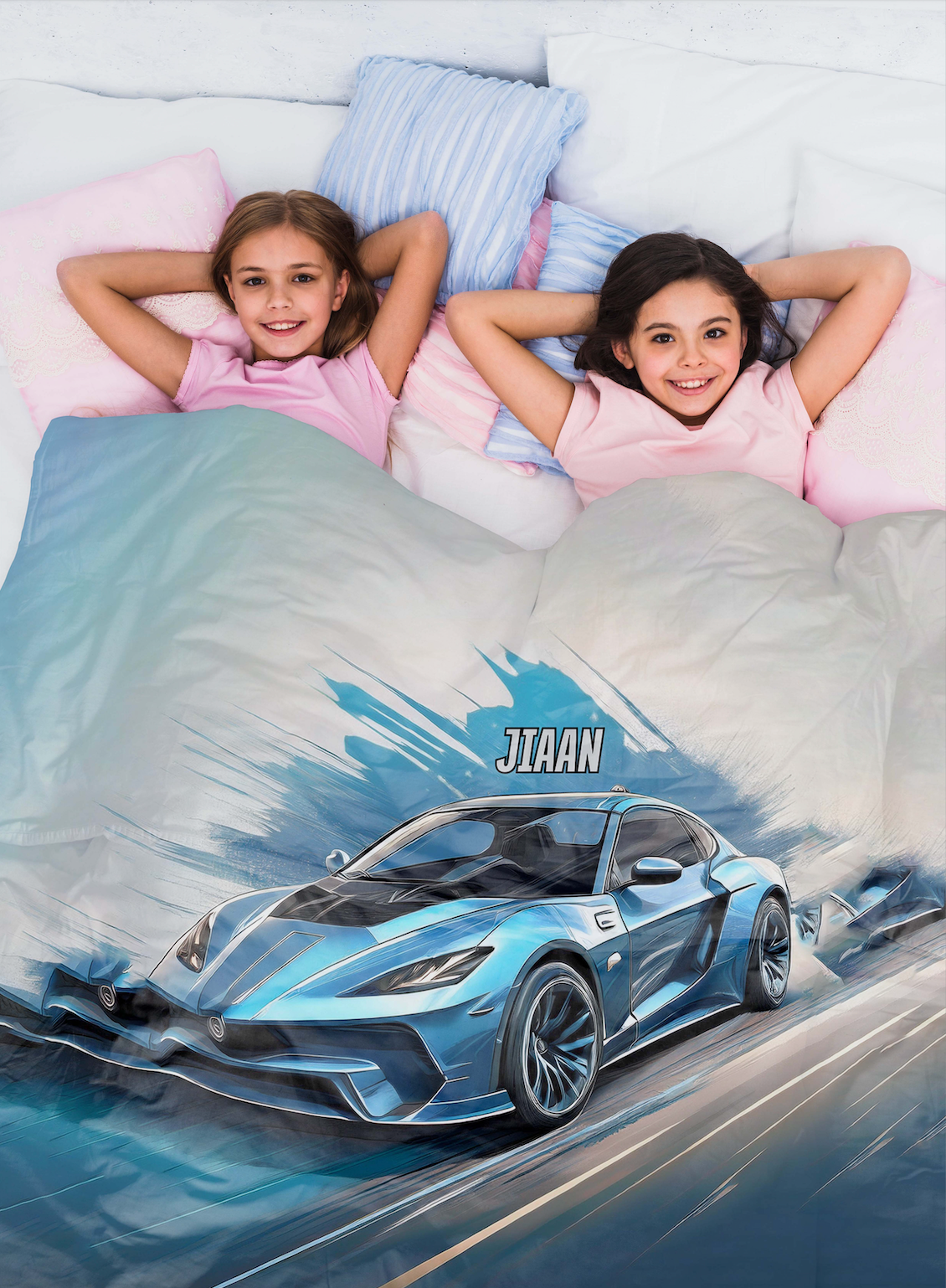 Racing Car Sports Theme Blanket