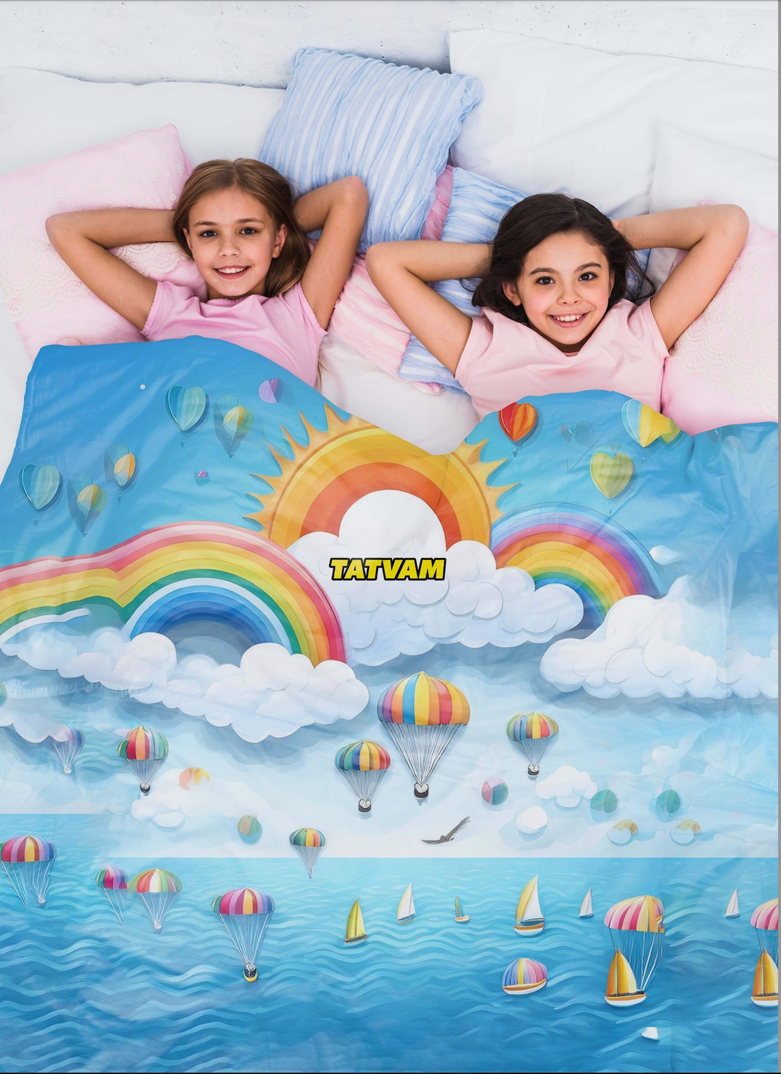 Rainbow Art Theme Blanket