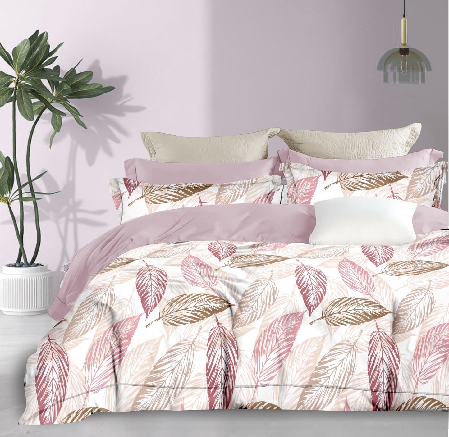 Pastel Paint | 186 TC | King Size Bedsheet