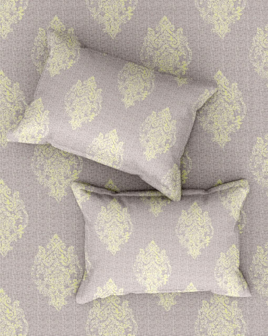 Royal Grey | 186 TC | King Size Bedsheet