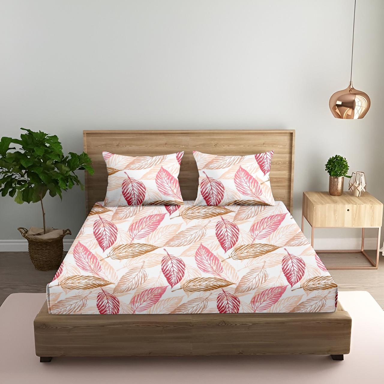Pastel Paint | 186 TC | King Size Bedsheet
