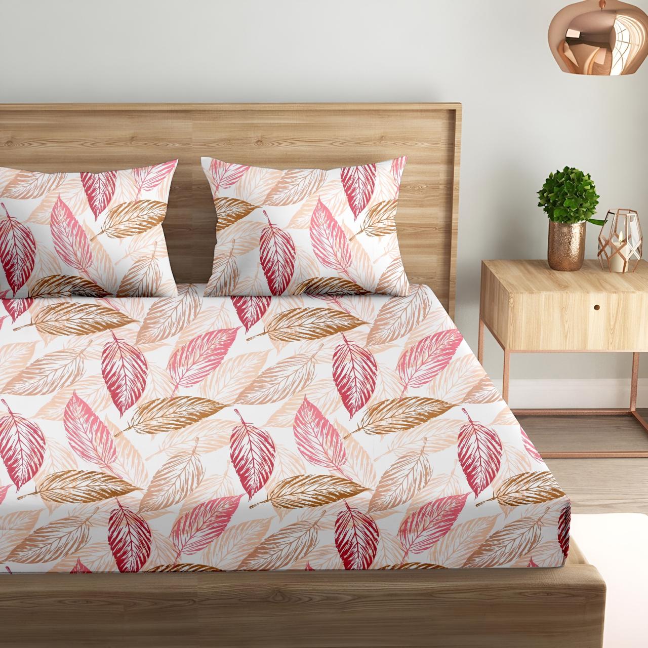 Pastel Paint | 186 TC | King Size Bedsheet