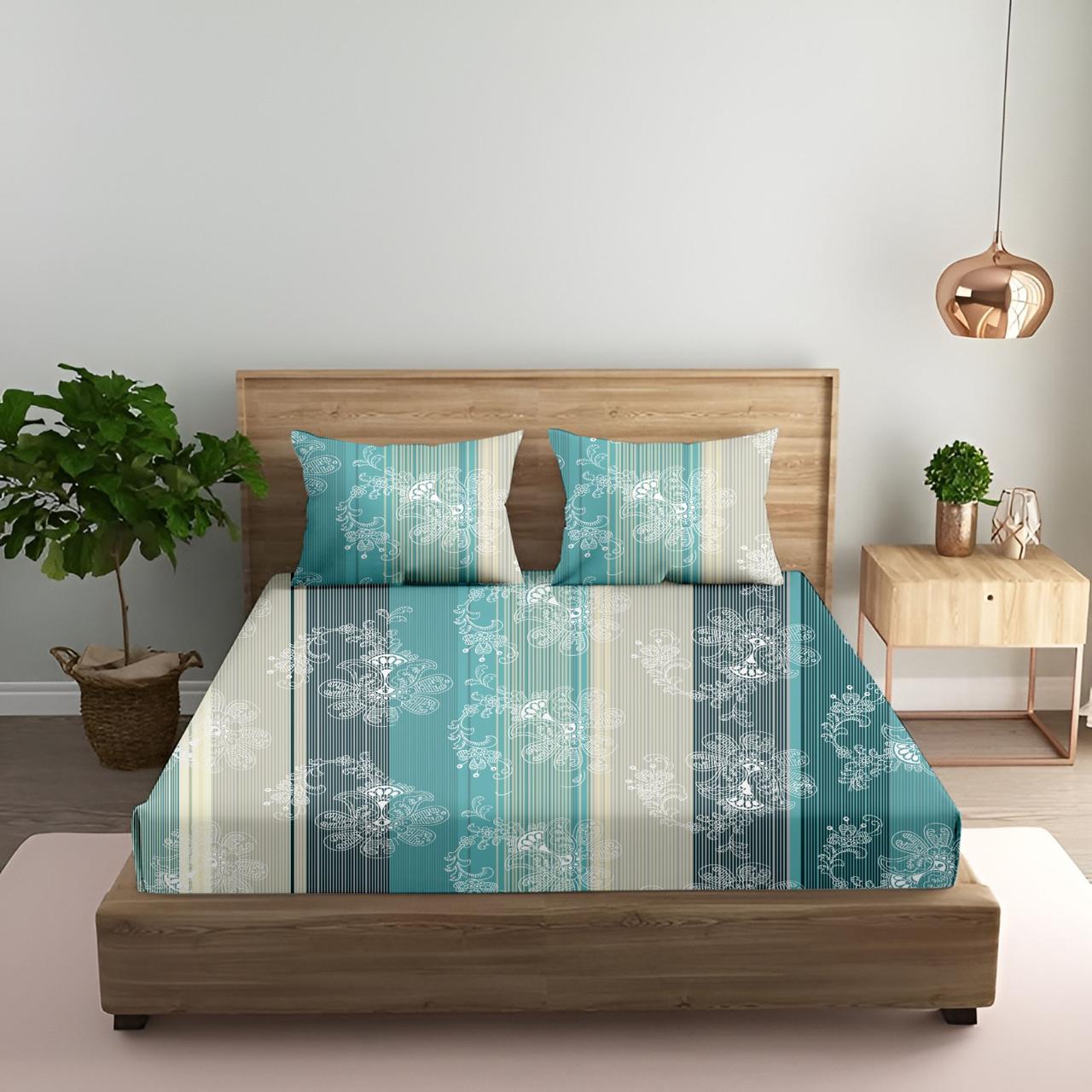 Feel Rainbow Colours | 186 TC | Queen size