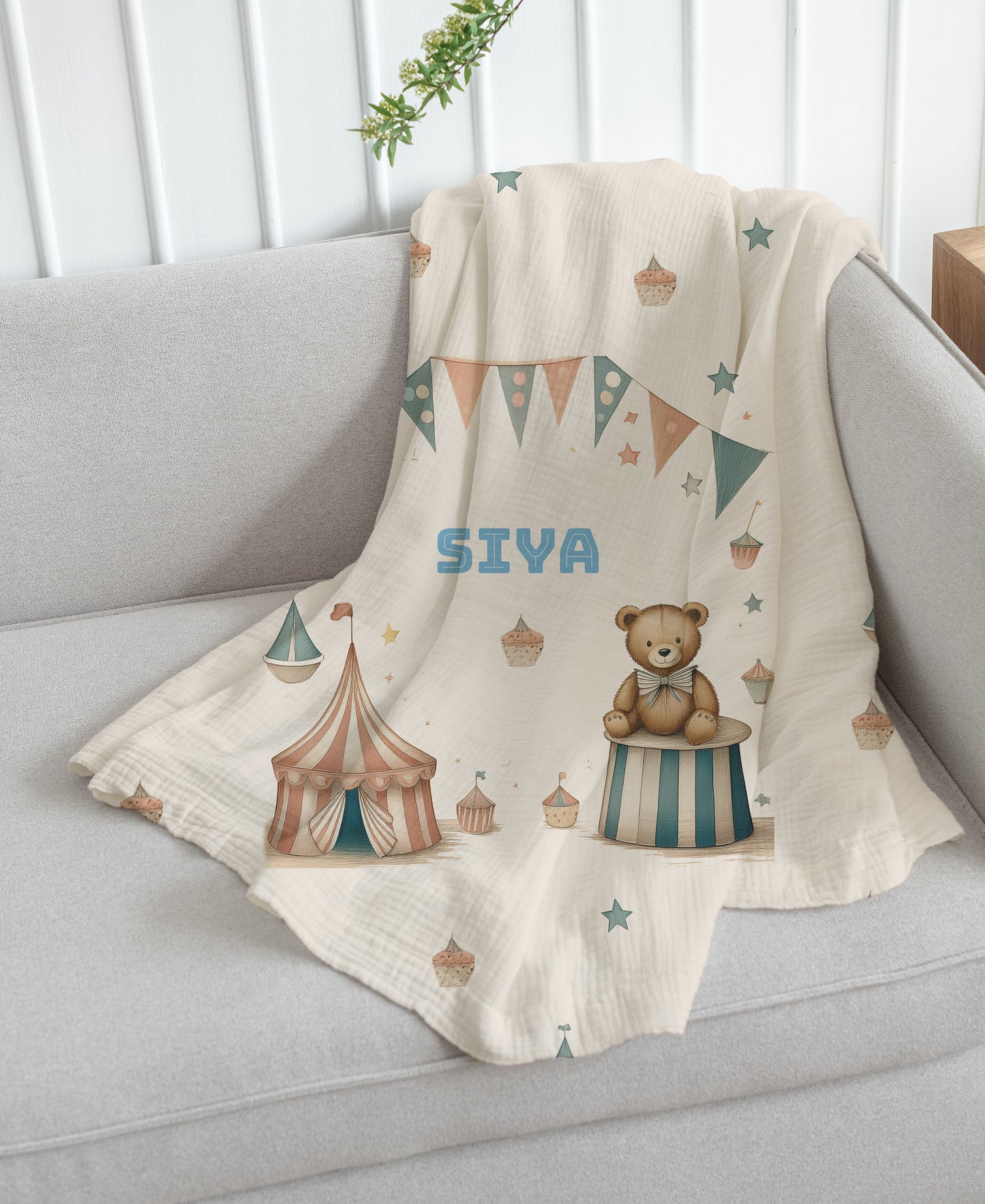 Cute Carnival Theme Blanket