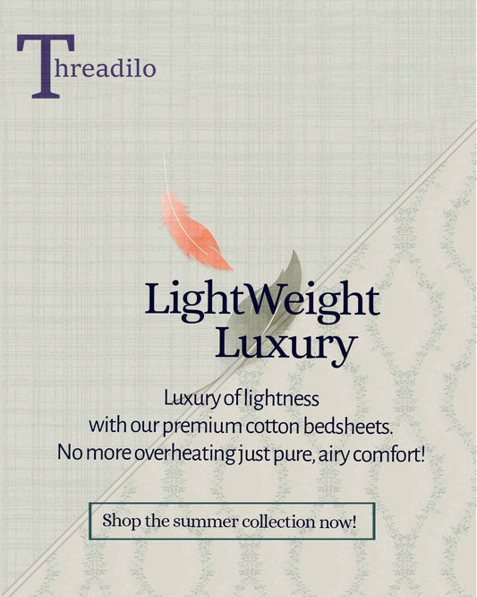 Sleep Light, Dream Luxuriously: The Cotton Bedsheet Upgrade You Need