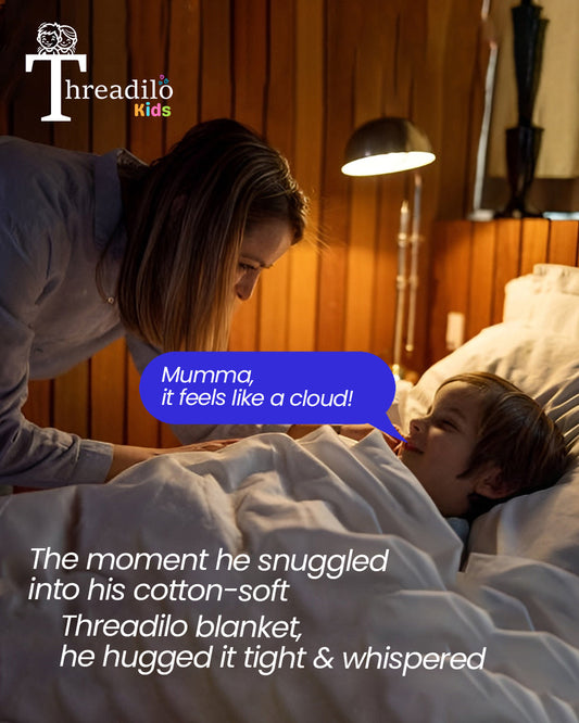 Say Goodbye to Itchy Nights—Hello to Cotton Bliss with Threadilo Blankets!