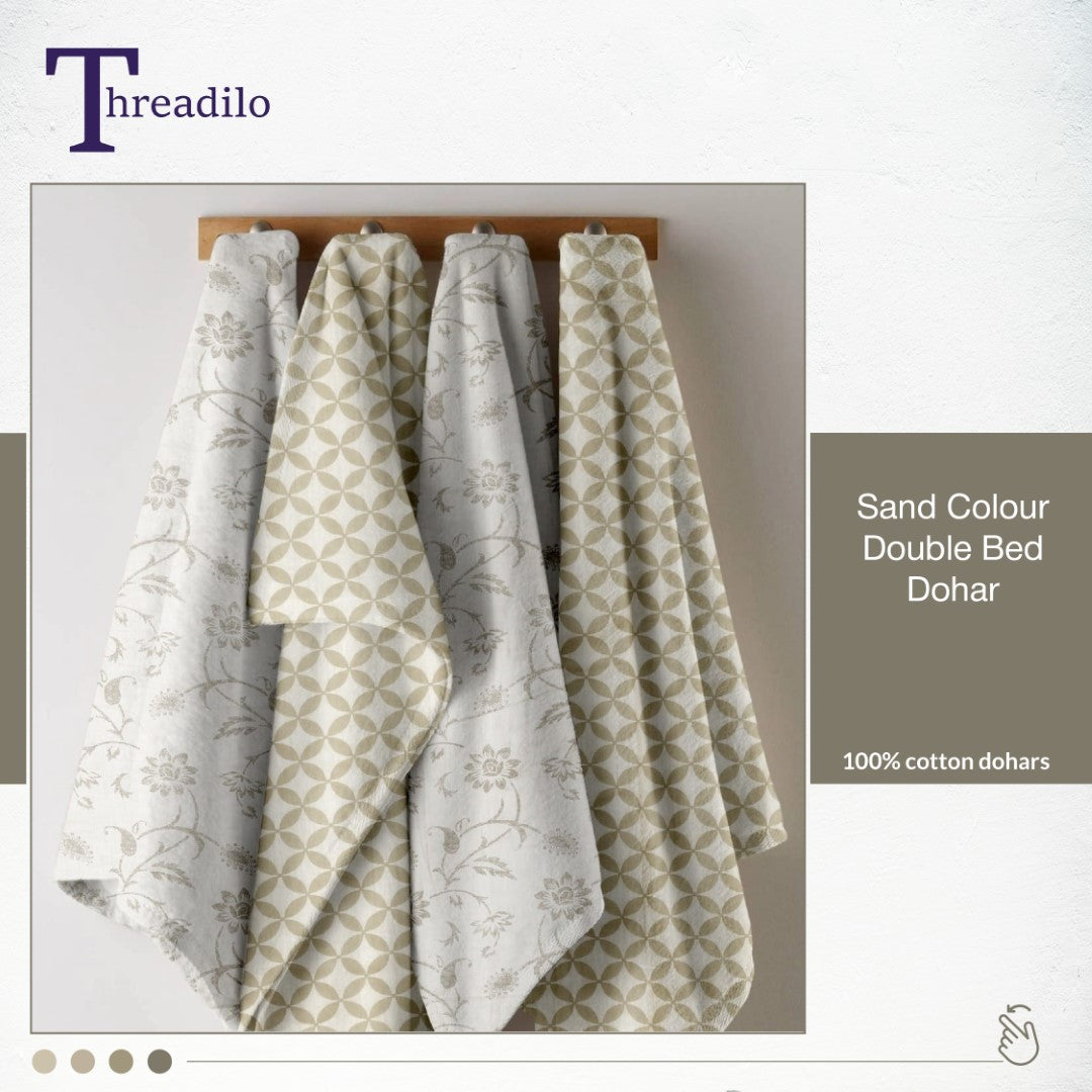 Transform Your Bedroom with Threadilo's Cotton Dohars.