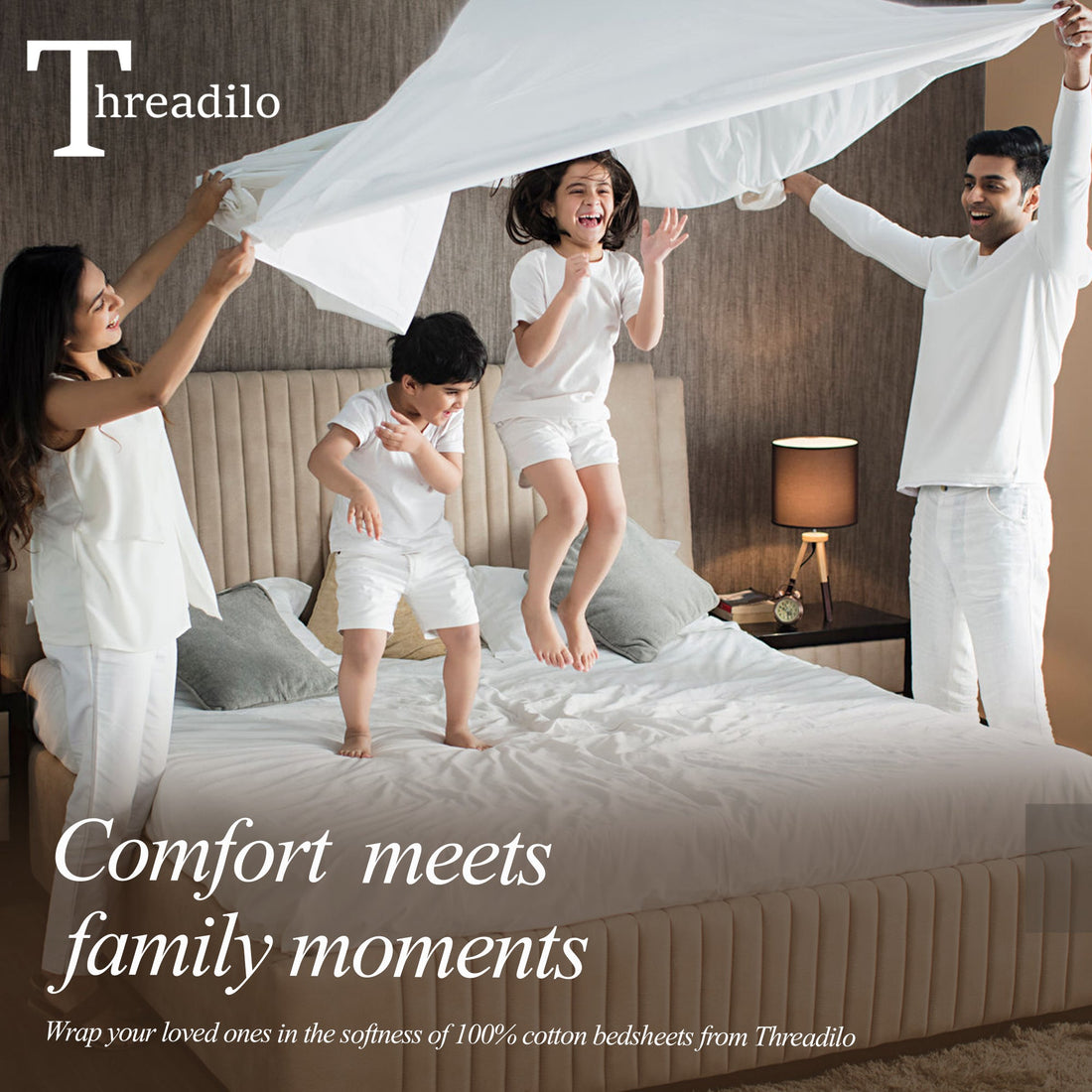 Why Threadilo’s 100% Cotton Bedsheets Are a Must-Have for Every Home?