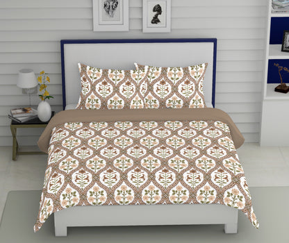 Sand Block Print | 186 TC | Queen size