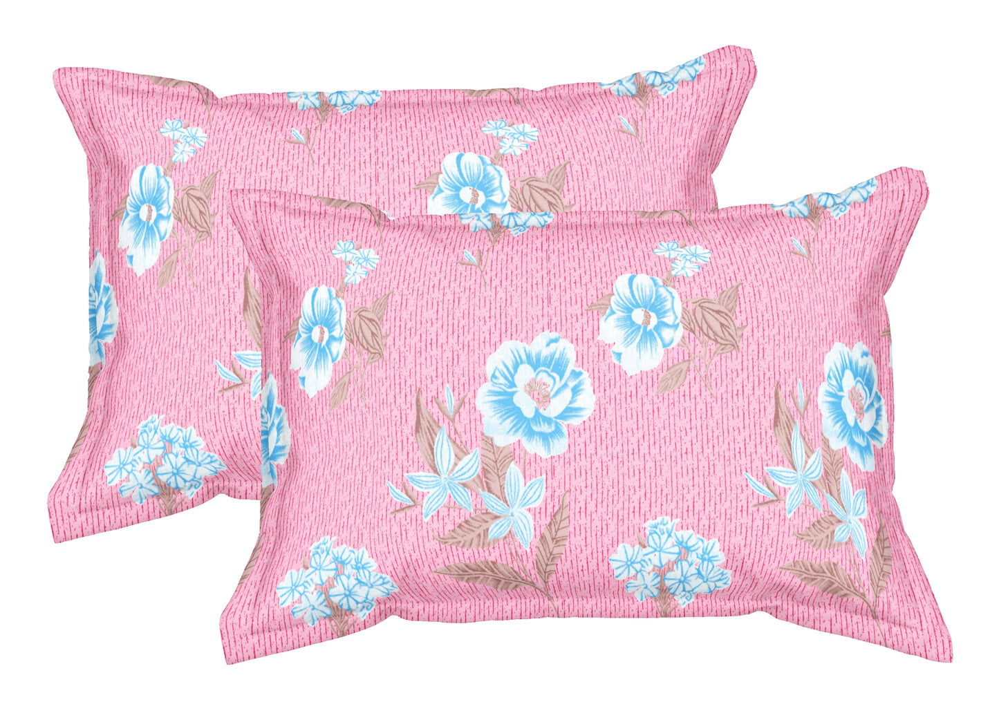 Pink Blossoms | 144 TC | Double Size Bedsheet