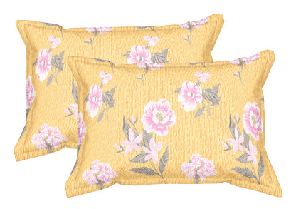 Yellow Blossoms | 144 TC | Double Size Bedsheet