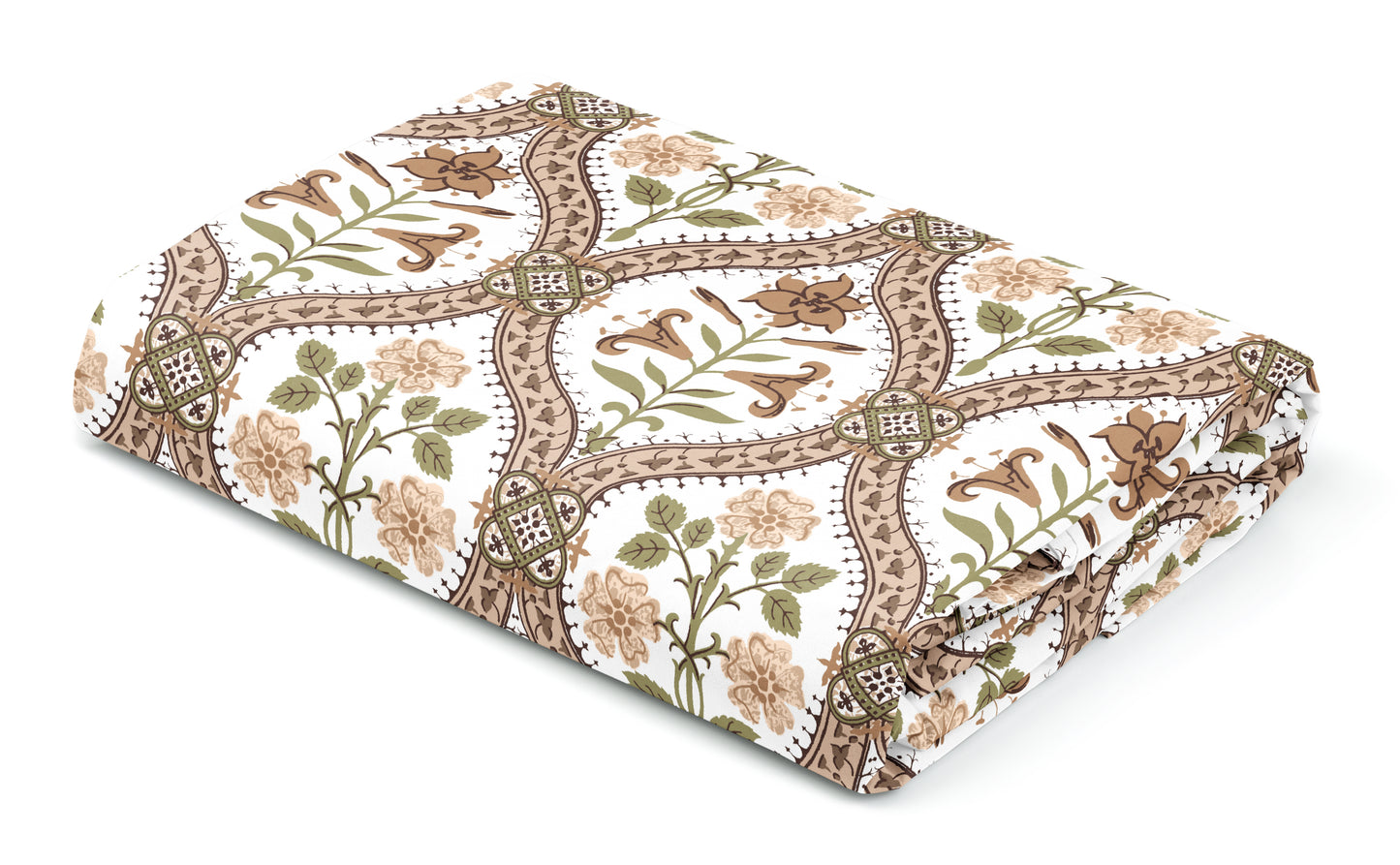 Sand Block Print | 186 TC | Queen size