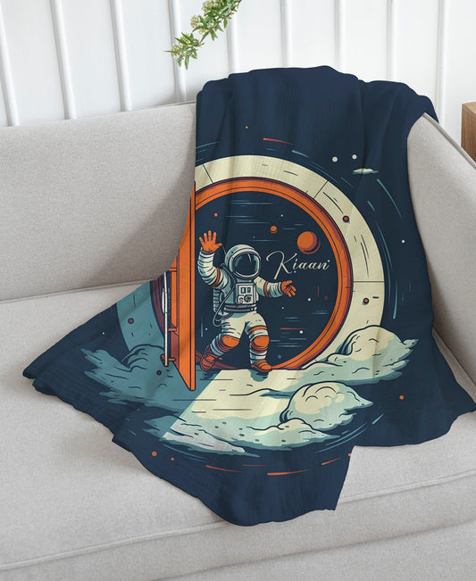 Starry Night Space Theme Blanket