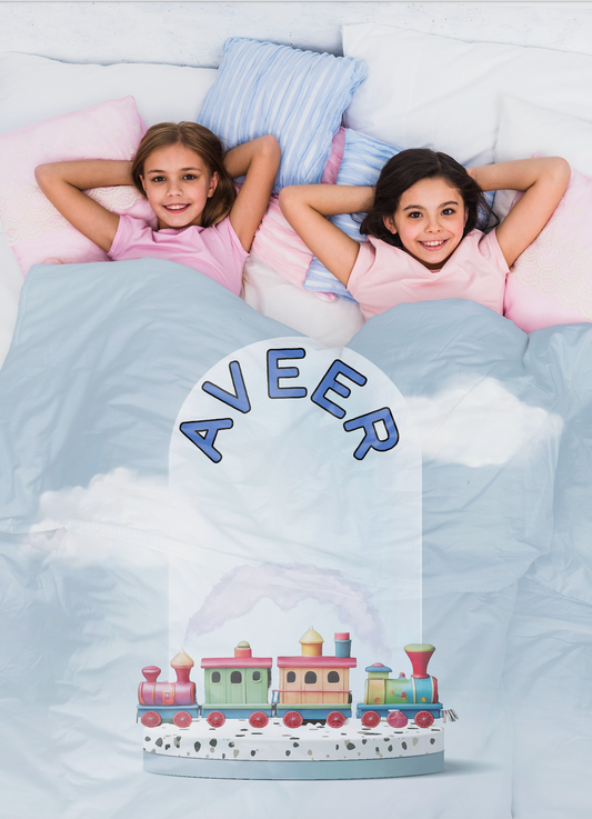 Train Transport theme blanket