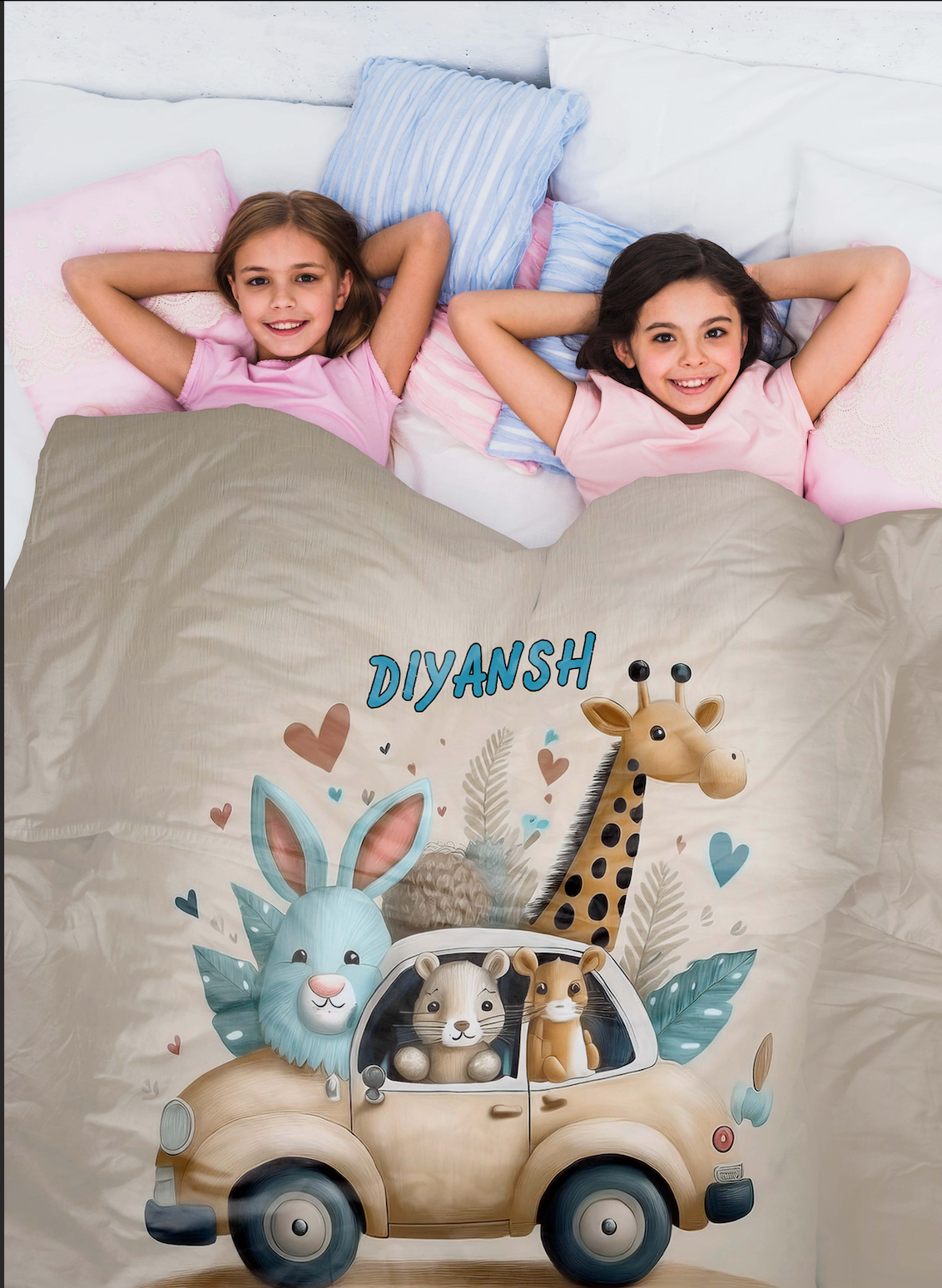 Riding Animals Theme Blanket