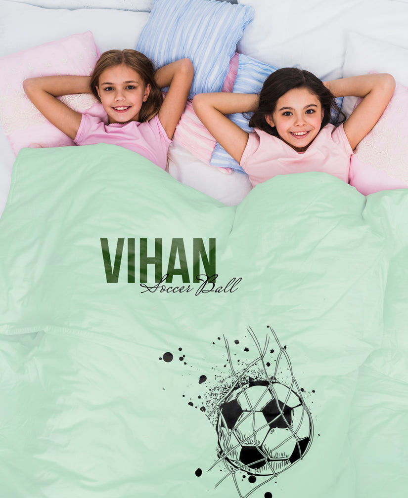 Soccer Ball Cozy Wrap Blanket