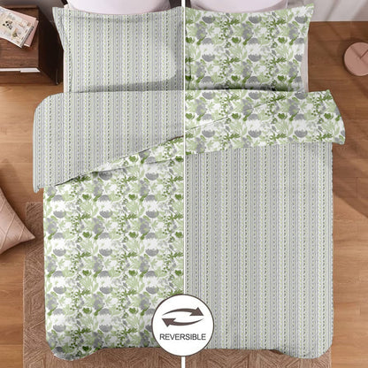 Broad Border Forest Print 100% Cotton Reversible AC Dohar
