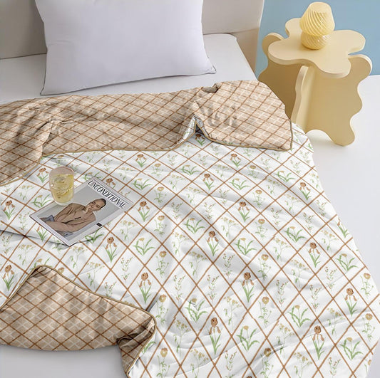 Coffee Crush 100% Cotton Reversible AC Dohar