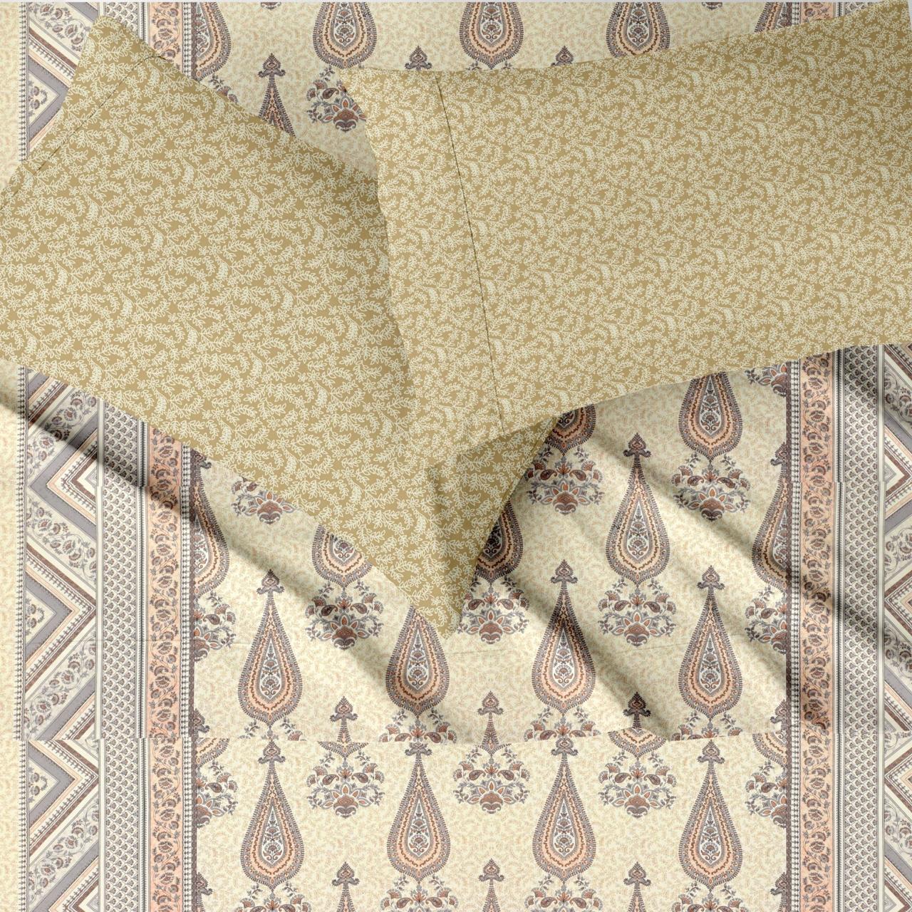 Urban Print  | 210 TC | King Size Bedsheet