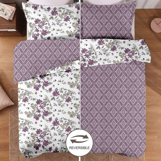 Haze Purple 100% Cotton Reversible AC Dohar