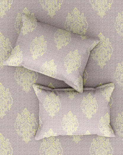 Royal Grey  | 186 TC | King Size Bedsheet