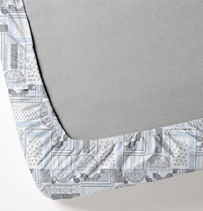 Blast of Blue Grey | 186 TC | Queen size