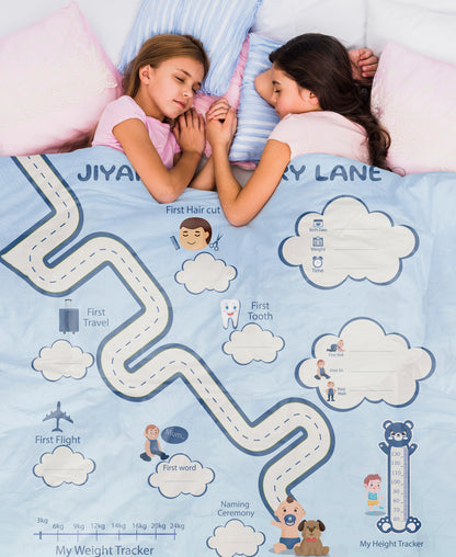 Memory Lane Blanket – Capture Every Precious First!